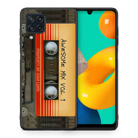 Thumbnail for Θήκη Samsung M32 4G Awesome Mix από τη Smartfits με σχέδιο στο πίσω μέρος και μαύρο περίβλημα | Samsung M32 4G Awesome Mix case with colorful back and black bezels