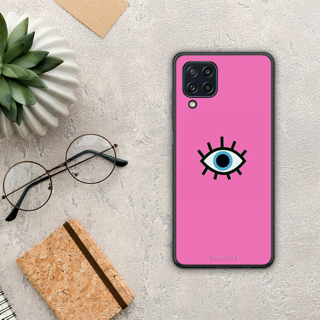 Blue Eye Pink - Samsung Galaxy M32 4G / M22 θήκη