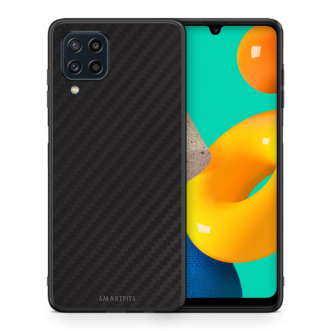 Θήκη Samsung M32 4G Carbon Black από τη Smartfits με σχέδιο στο πίσω μέρος και μαύρο περίβλημα | Samsung M32 4G Carbon Black case with colorful back and black bezels