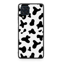 Thumbnail for Samsung M32 4G Cow Print θήκη από τη Smartfits με σχέδιο στο πίσω μέρος και μαύρο περίβλημα | Smartphone case with colorful back and black bezels by Smartfits