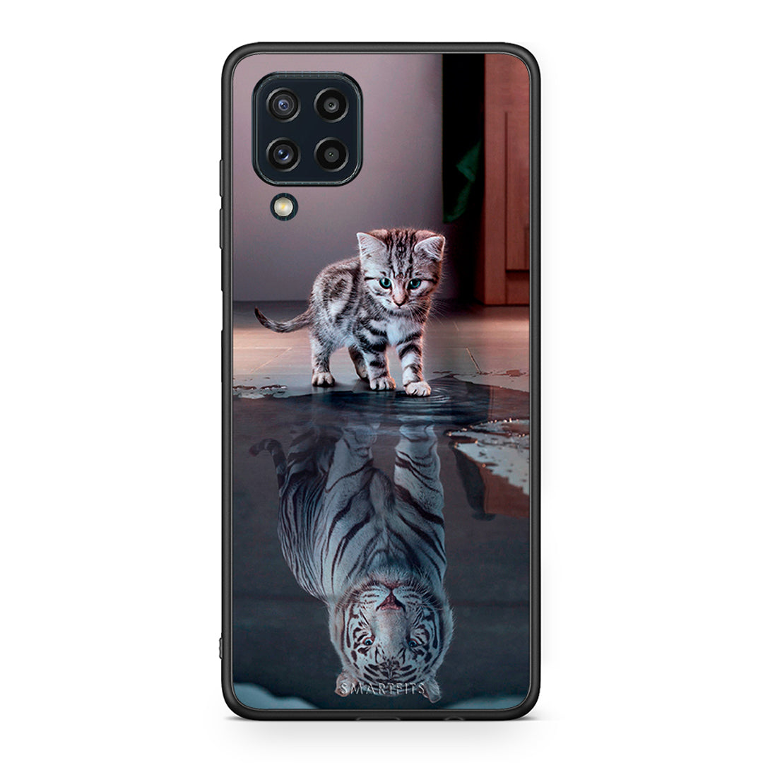 4 - Samsung M32 4G Tiger Cute case, cover, bumper