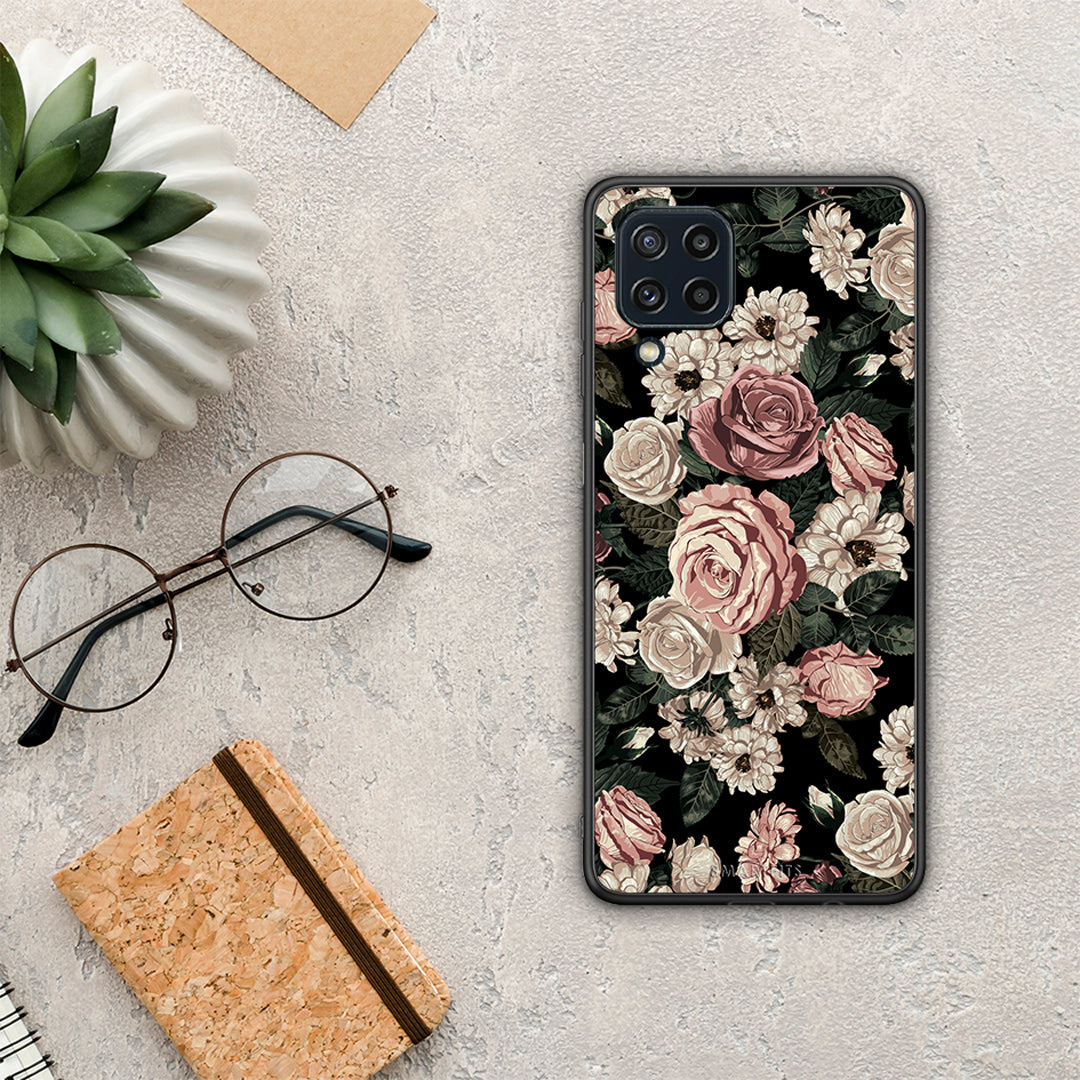 Flower Wild Roses - Samsung Galaxy M32 4G / M22 θήκη