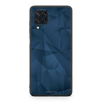 Thumbnail for 39 - Samsung M32 4G Blue Abstract Geometric case, cover, bumper