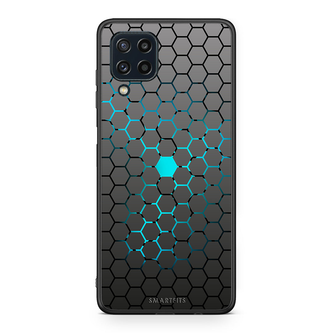 40 - Samsung M32 4G Hexagonal Geometric case, cover, bumper