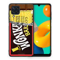 Thumbnail for Θήκη Samsung M32 4G Golden Ticket από τη Smartfits με σχέδιο στο πίσω μέρος και μαύρο περίβλημα | Samsung M32 4G Golden Ticket case with colorful back and black bezels