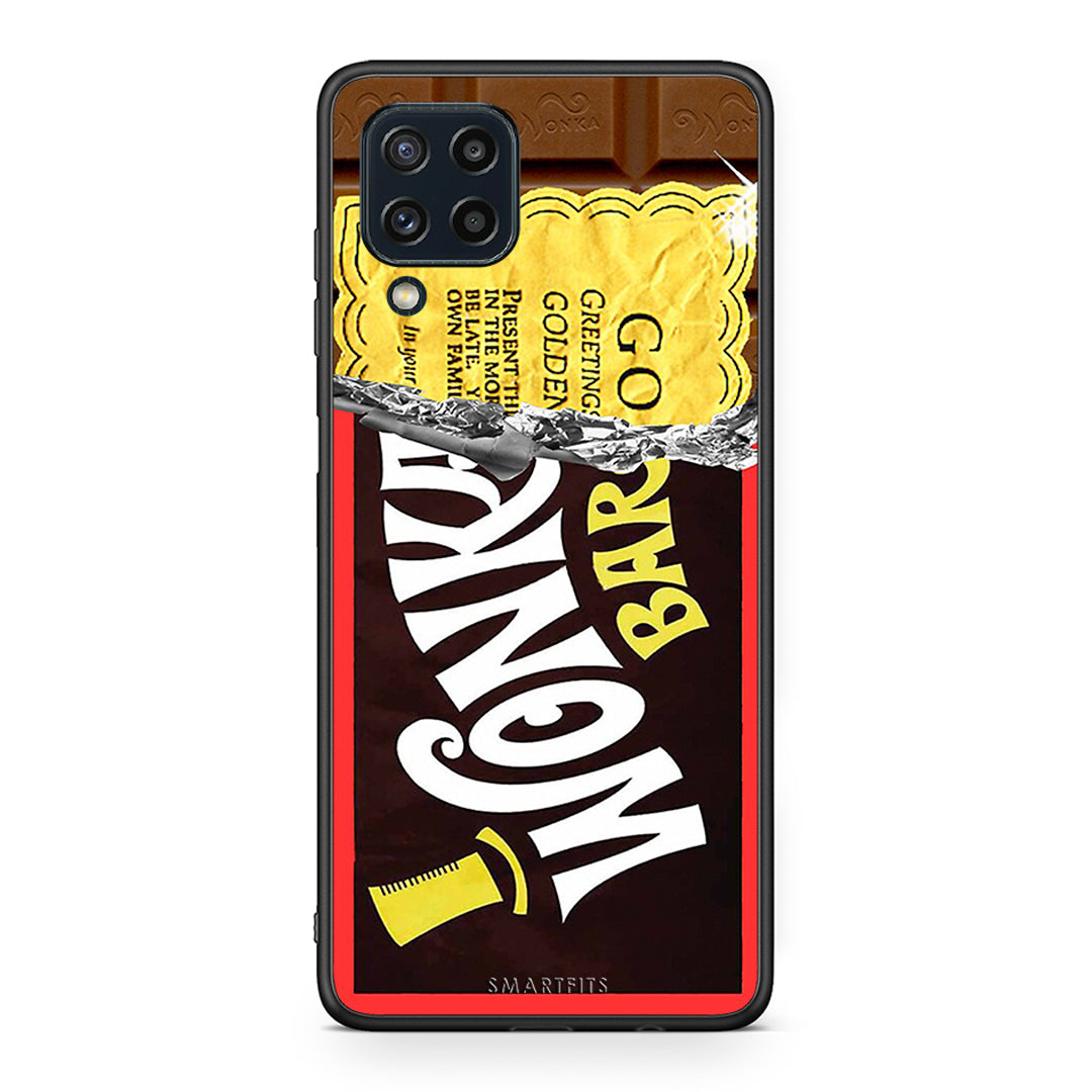 Samsung M32 4G Golden Ticket θήκη από τη Smartfits με σχέδιο στο πίσω μέρος και μαύρο περίβλημα | Smartphone case with colorful back and black bezels by Smartfits