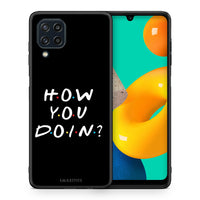 Thumbnail for Θήκη Samsung M32 4G How You Doin από τη Smartfits με σχέδιο στο πίσω μέρος και μαύρο περίβλημα | Samsung M32 4G How You Doin case with colorful back and black bezels