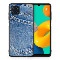 Thumbnail for Θήκη Samsung M32 4G Jeans Pocket από τη Smartfits με σχέδιο στο πίσω μέρος και μαύρο περίβλημα | Samsung M32 4G Jeans Pocket case with colorful back and black bezels