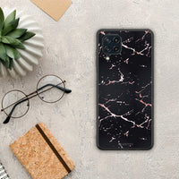 Thumbnail for Marble Black Rosegold - Samsung Galaxy M32 4G / M22 θήκη