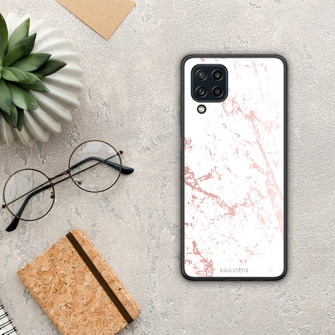 Marble Pink Splash - Samsung Galaxy M32 4G / M22 θήκη