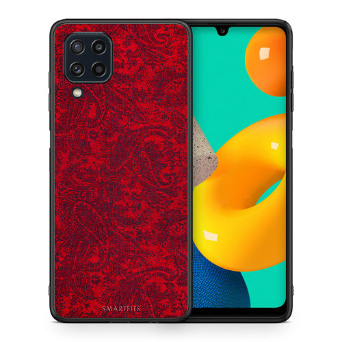 Θήκη Samsung M32 4G Paisley Cashmere από τη Smartfits με σχέδιο στο πίσω μέρος και μαύρο περίβλημα | Samsung M32 4G Paisley Cashmere case with colorful back and black bezels