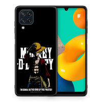Thumbnail for Θήκη Samsung M32 4G Pirate King από τη Smartfits με σχέδιο στο πίσω μέρος και μαύρο περίβλημα | Samsung M32 4G Pirate King case with colorful back and black bezels