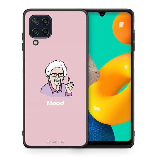 Θήκη Samsung M32 4G Mood PopArt από τη Smartfits με σχέδιο στο πίσω μέρος και μαύρο περίβλημα | Samsung M32 4G Mood PopArt case with colorful back and black bezels