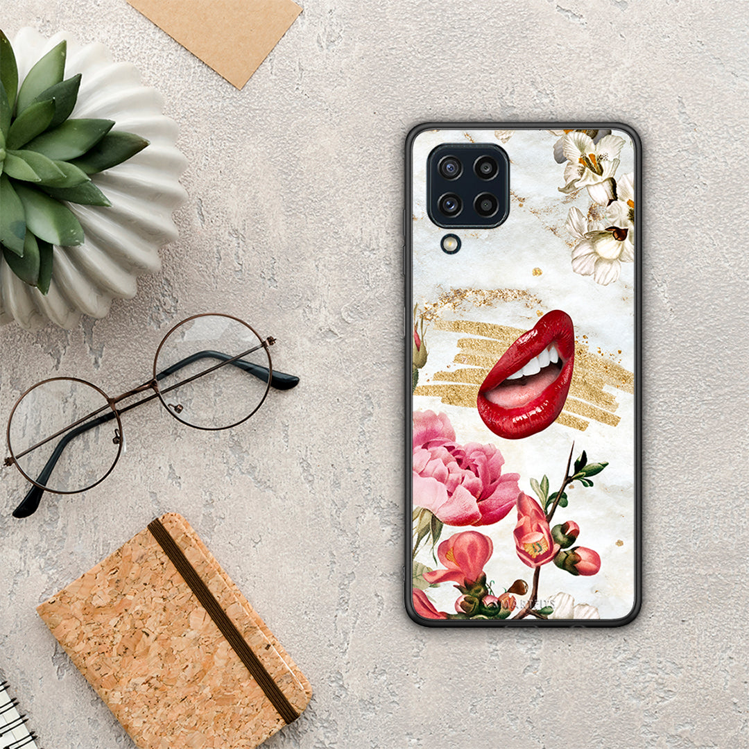 Red Lips - Samsung Galaxy M32 4G / M22 θήκη