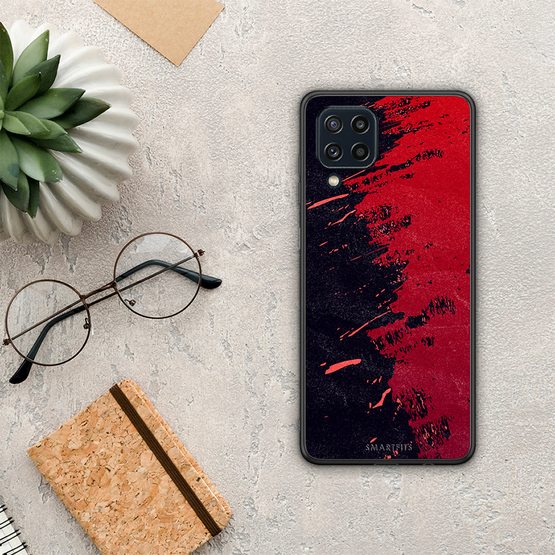 Red Paint - Samsung Galaxy M32 4G / M22 θήκη