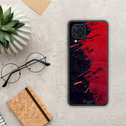 Red Paint - Samsung Galaxy M32 4G / M22 θήκη