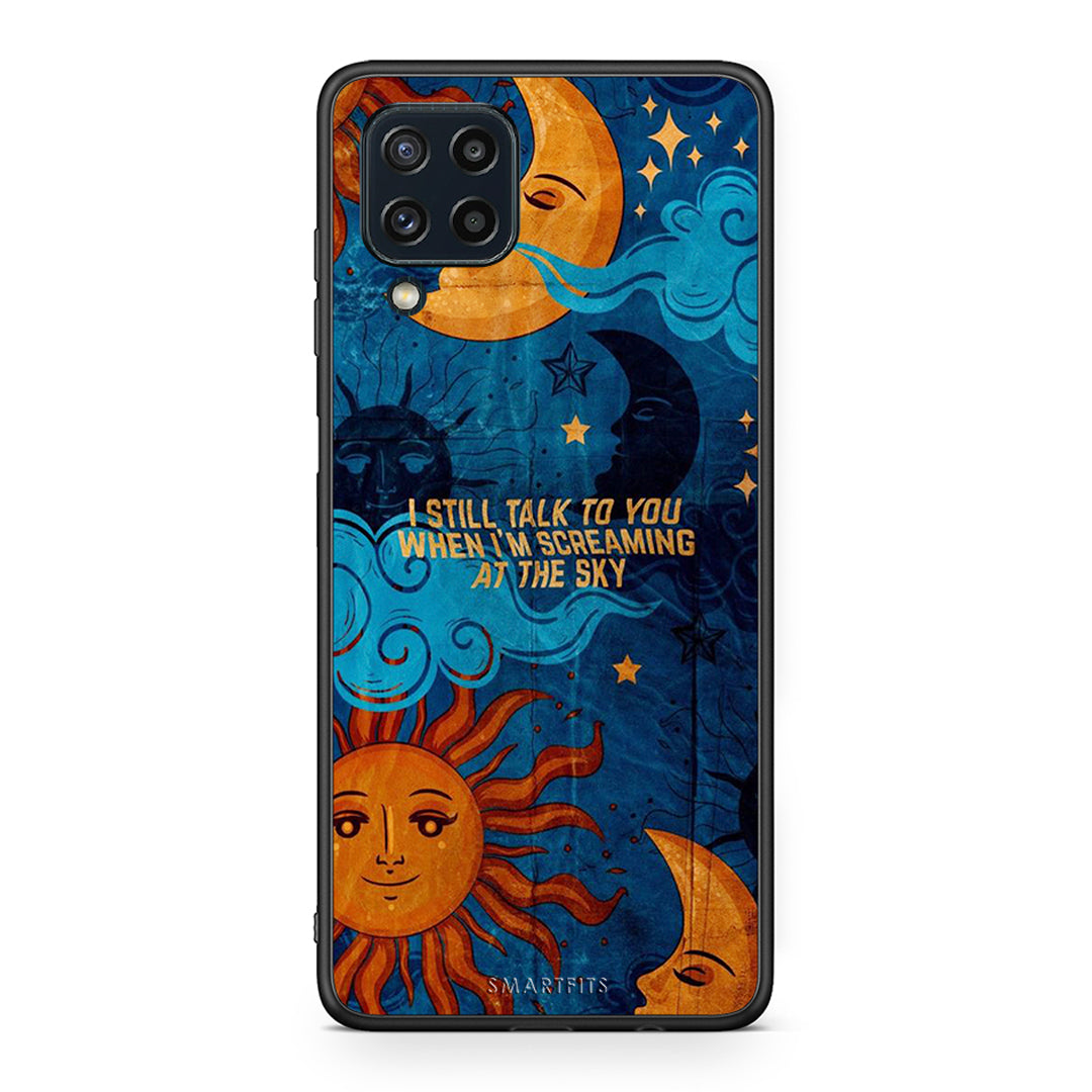 Samsung M32 4G Screaming Sky θήκη από τη Smartfits με σχέδιο στο πίσω μέρος και μαύρο περίβλημα | Smartphone case with colorful back and black bezels by Smartfits
