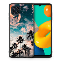 Thumbnail for Θήκη Samsung M32 4G Sky Summer από τη Smartfits με σχέδιο στο πίσω μέρος και μαύρο περίβλημα | Samsung M32 4G Sky Summer case with colorful back and black bezels