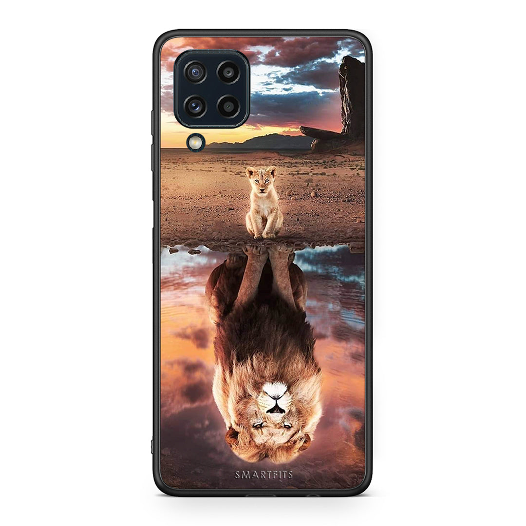 Samsung M32 4G Sunset Dreams Θήκη Αγίου Βαλεντίνου από τη Smartfits με σχέδιο στο πίσω μέρος και μαύρο περίβλημα | Smartphone case with colorful back and black bezels by Smartfits