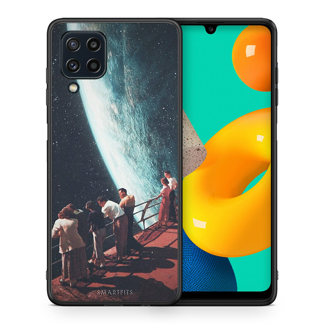 Θήκη Samsung M32 4G Surreal View από τη Smartfits με σχέδιο στο πίσω μέρος και μαύρο περίβλημα | Samsung M32 4G Surreal View case with colorful back and black bezels