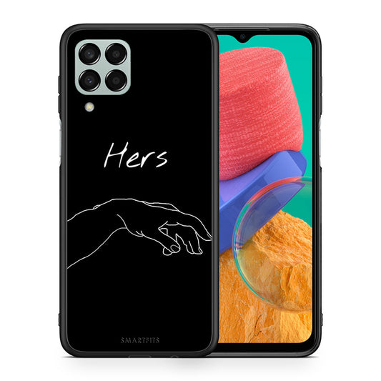Θήκη Αγίου Βαλεντίνου Samsung M33 Aeshetic Love 1 από τη Smartfits με σχέδιο στο πίσω μέρος και μαύρο περίβλημα | Samsung M33 Aeshetic Love 1 case with colorful back and black bezels