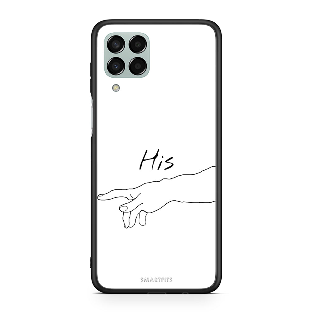 Samsung M33 Aeshetic Love 2 Θήκη Αγίου Βαλεντίνου από τη Smartfits με σχέδιο στο πίσω μέρος και μαύρο περίβλημα | Smartphone case with colorful back and black bezels by Smartfits