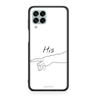 Thumbnail for Samsung M33 Aeshetic Love 2 Θήκη Αγίου Βαλεντίνου από τη Smartfits με σχέδιο στο πίσω μέρος και μαύρο περίβλημα | Smartphone case with colorful back and black bezels by Smartfits