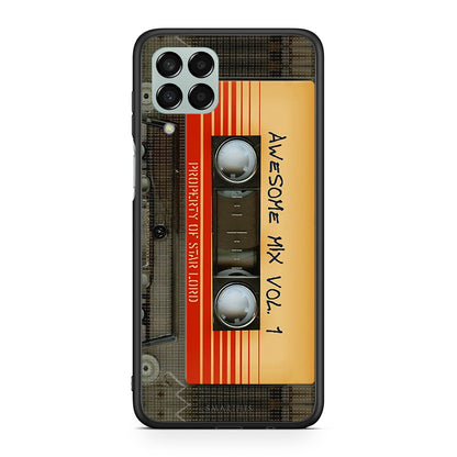 Samsung M33 Awesome Mix θήκη από τη Smartfits με σχέδιο στο πίσω μέρος και μαύρο περίβλημα | Smartphone case with colorful back and black bezels by Smartfits