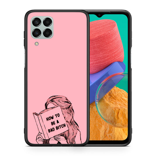 Θήκη Samsung M33 Bad Bitch από τη Smartfits με σχέδιο στο πίσω μέρος και μαύρο περίβλημα | Samsung M33 Bad Bitch case with colorful back and black bezels