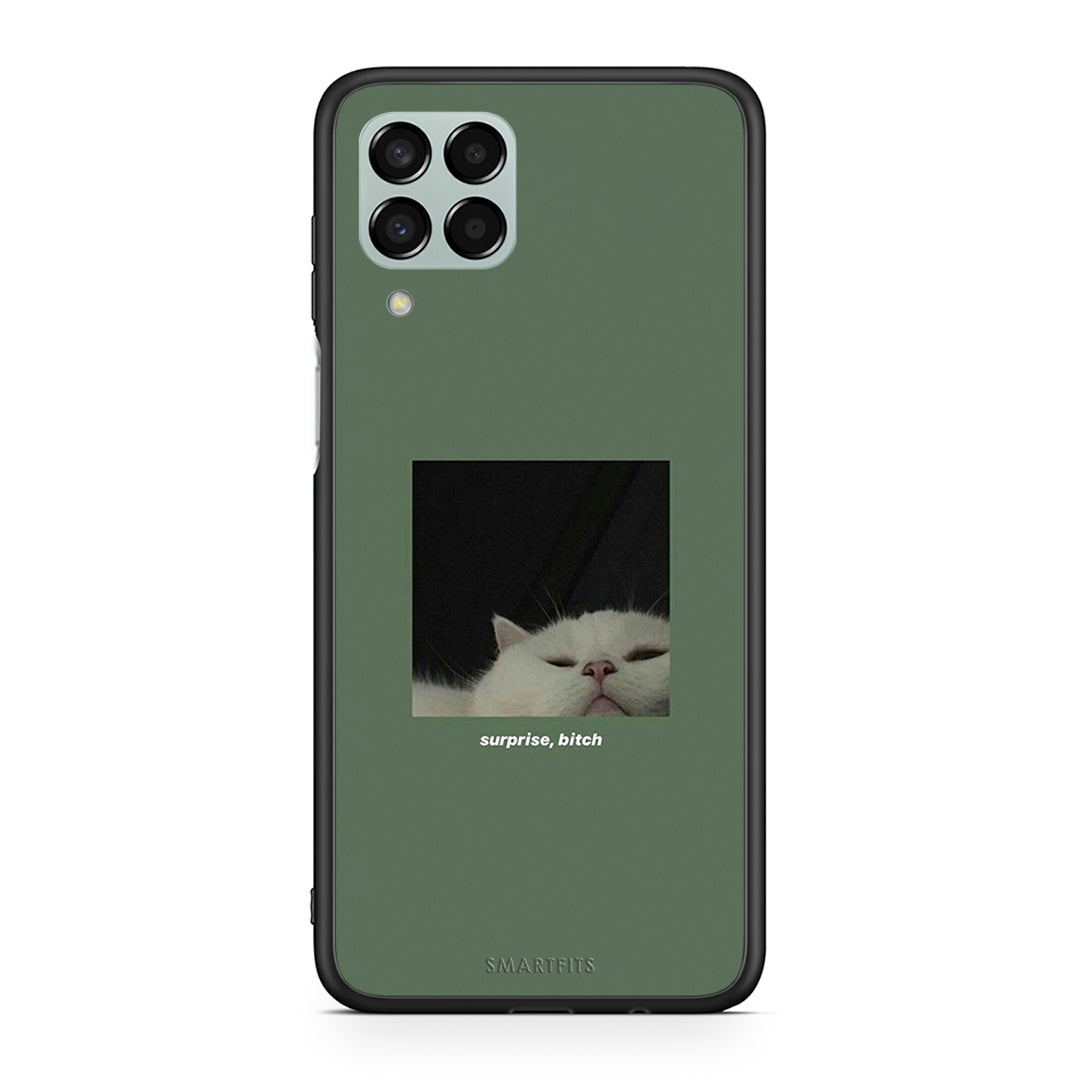 Samsung M33 Bitch Surprise θήκη από τη Smartfits με σχέδιο στο πίσω μέρος και μαύρο περίβλημα | Smartphone case with colorful back and black bezels by Smartfits