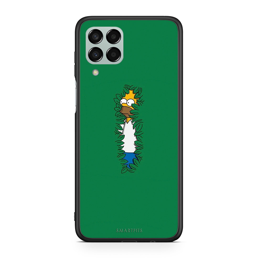 Samsung M33 Bush Man Θήκη Αγίου Βαλεντίνου από τη Smartfits με σχέδιο στο πίσω μέρος και μαύρο περίβλημα | Smartphone case with colorful back and black bezels by Smartfits