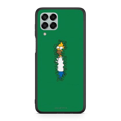 Samsung M33 Bush Man Θήκη Αγίου Βαλεντίνου από τη Smartfits με σχέδιο στο πίσω μέρος και μαύρο περίβλημα | Smartphone case with colorful back and black bezels by Smartfits