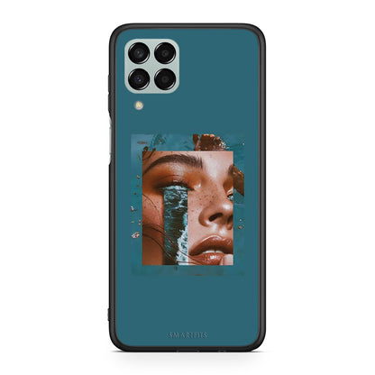 Samsung M33 Cry An Ocean θήκη από τη Smartfits με σχέδιο στο πίσω μέρος και μαύρο περίβλημα | Smartphone case with colorful back and black bezels by Smartfits
