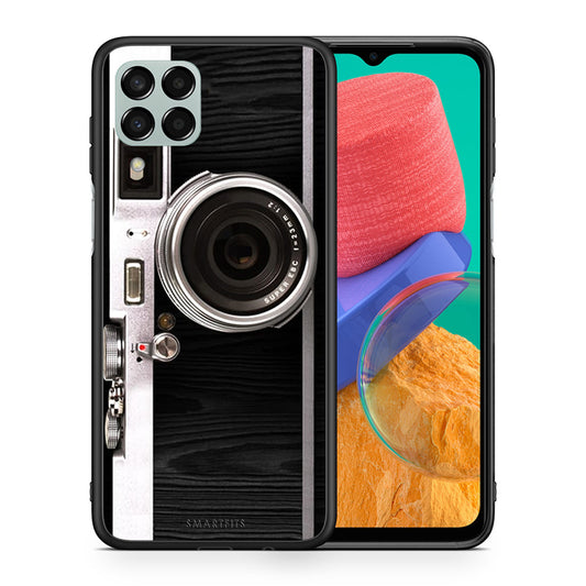 Θήκη Samsung M33 Emily In Paris από τη Smartfits με σχέδιο στο πίσω μέρος και μαύρο περίβλημα | Samsung M33 Emily In Paris case with colorful back and black bezels