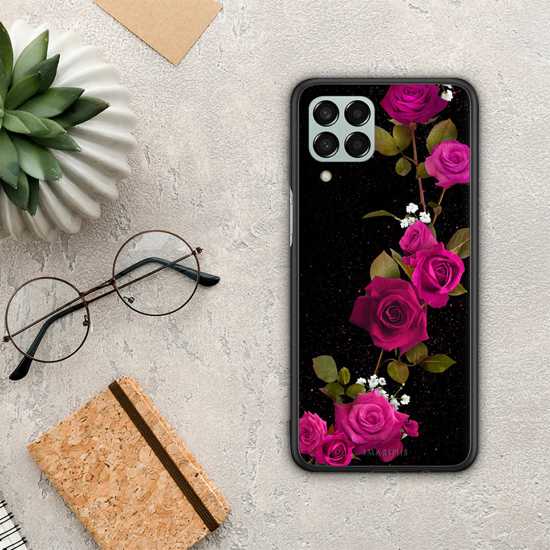 Flower Red Roses - Samsung Galaxy M33 θήκη