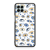 Thumbnail for Samsung M33 Ftou Ftou θήκη από τη Smartfits με σχέδιο στο πίσω μέρος και μαύρο περίβλημα | Smartphone case with colorful back and black bezels by Smartfits