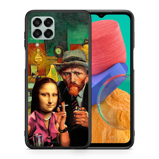 Θήκη Samsung M33 Funny Art από τη Smartfits με σχέδιο στο πίσω μέρος και μαύρο περίβλημα | Samsung M33 Funny Art case with colorful back and black bezels