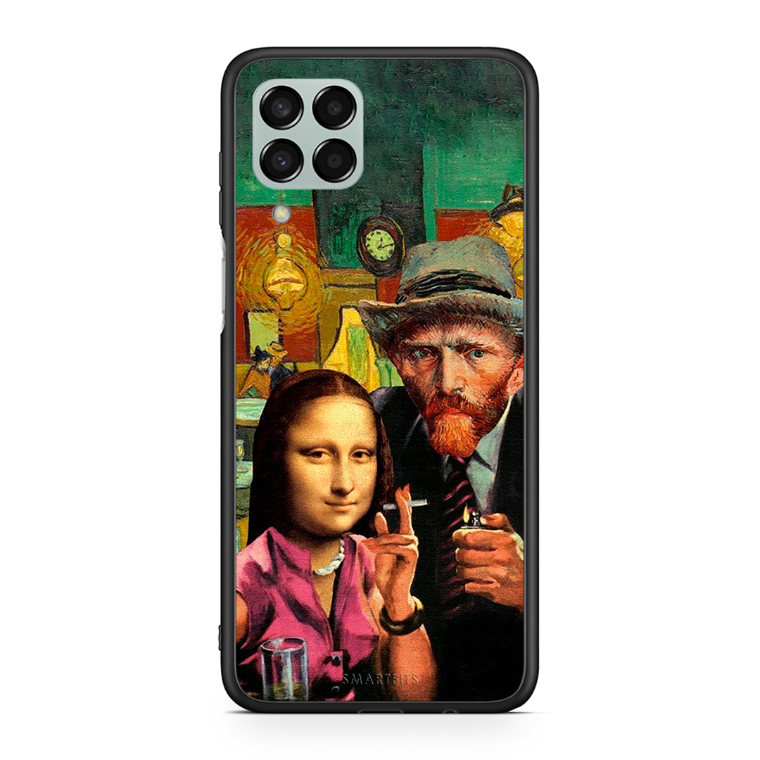 Samsung M33 Funny Art θήκη από τη Smartfits με σχέδιο στο πίσω μέρος και μαύρο περίβλημα | Smartphone case with colorful back and black bezels by Smartfits
