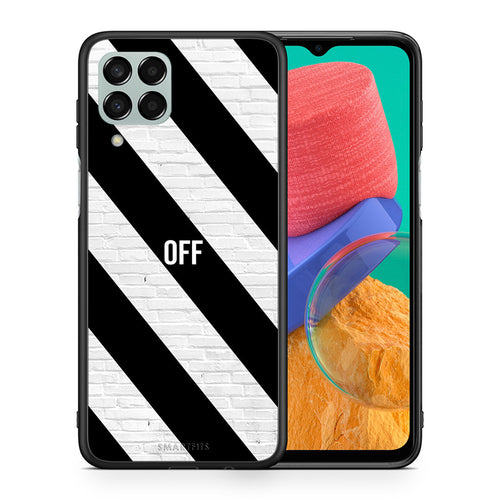 Θήκη Samsung M33 Get Off από τη Smartfits με σχέδιο στο πίσω μέρος και μαύρο περίβλημα | Samsung M33 Get Off case with colorful back and black bezels
