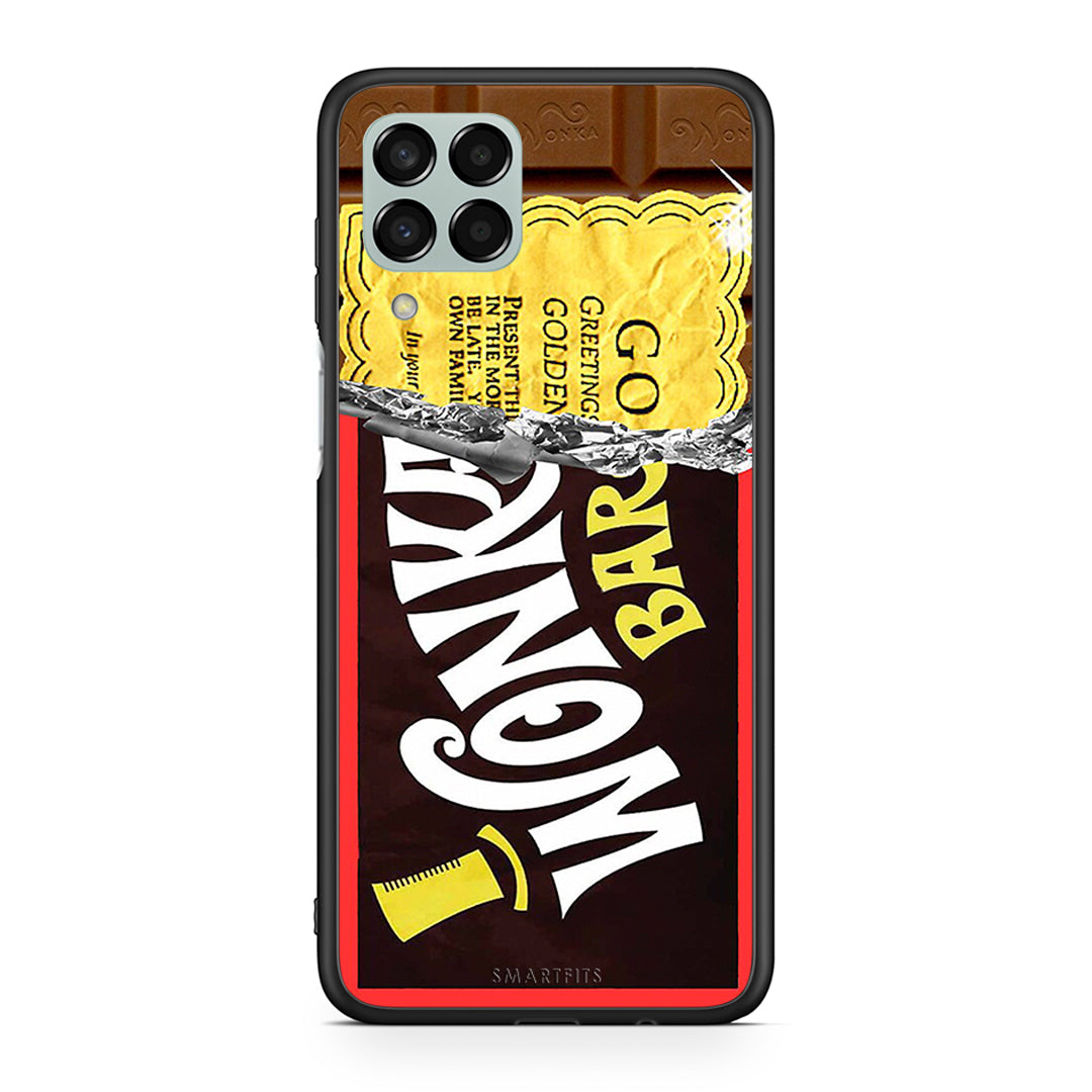 Samsung M33 Golden Ticket θήκη από τη Smartfits με σχέδιο στο πίσω μέρος και μαύρο περίβλημα | Smartphone case with colorful back and black bezels by Smartfits