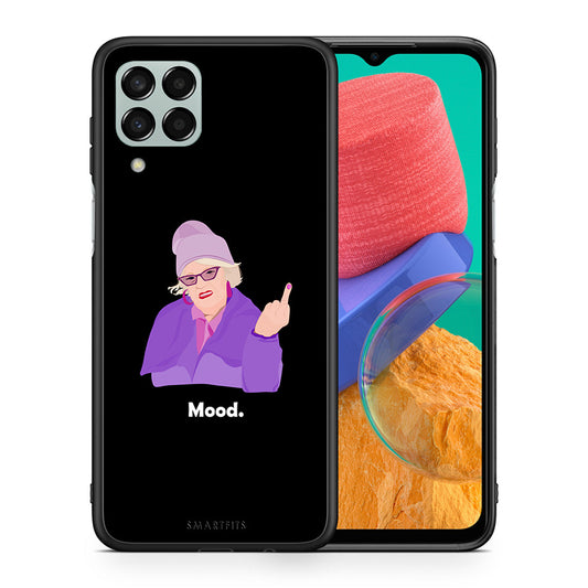 Θήκη Samsung M33 Grandma Mood Black από τη Smartfits με σχέδιο στο πίσω μέρος και μαύρο περίβλημα | Samsung M33 Grandma Mood Black case with colorful back and black bezels