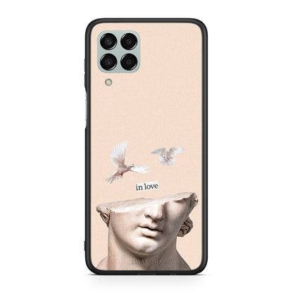 Samsung M33 In Love θήκη από τη Smartfits με σχέδιο στο πίσω μέρος και μαύρο περίβλημα | Smartphone case with colorful back and black bezels by Smartfits