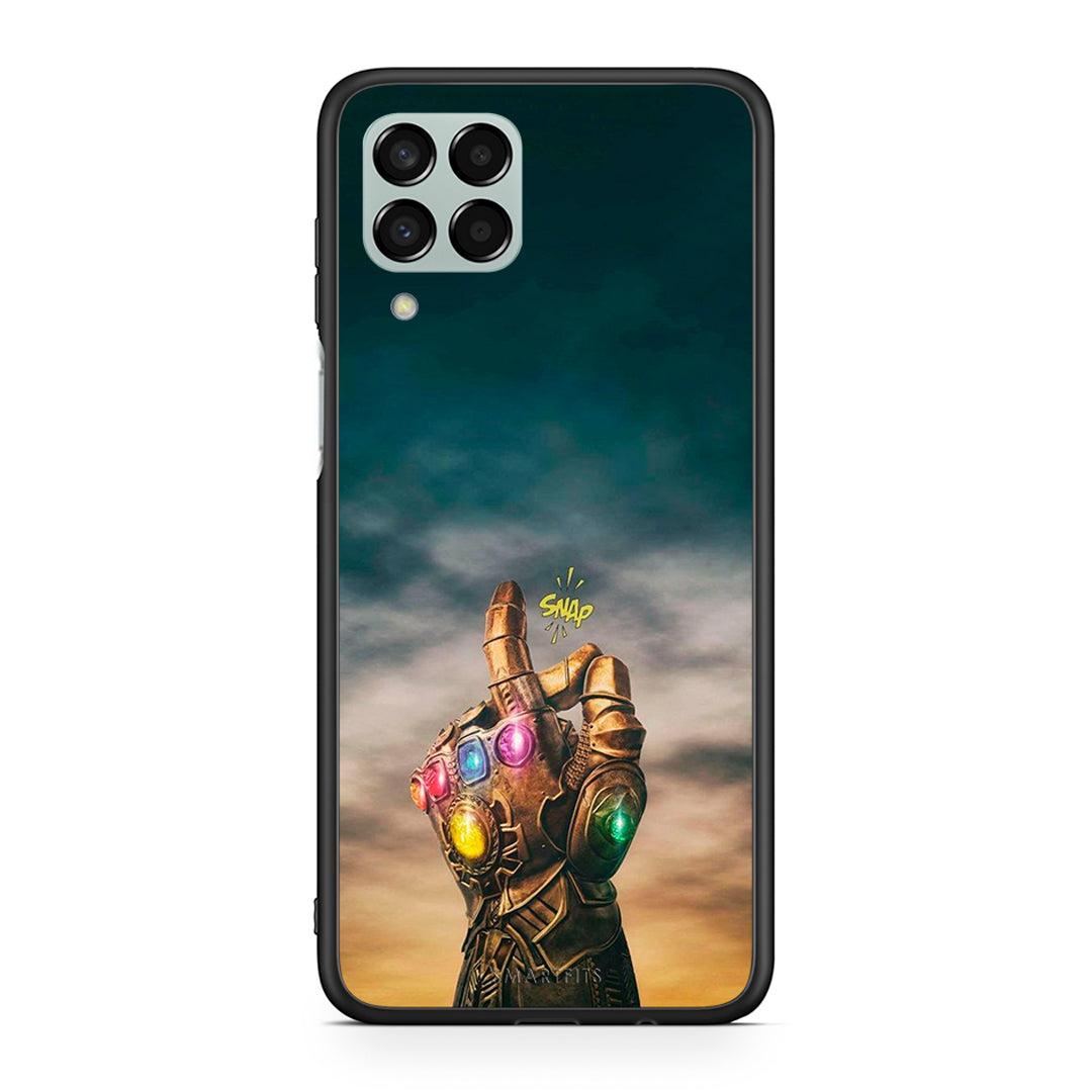 Samsung M33 Infinity Snap θήκη από τη Smartfits με σχέδιο στο πίσω μέρος και μαύρο περίβλημα | Smartphone case with colorful back and black bezels by Smartfits