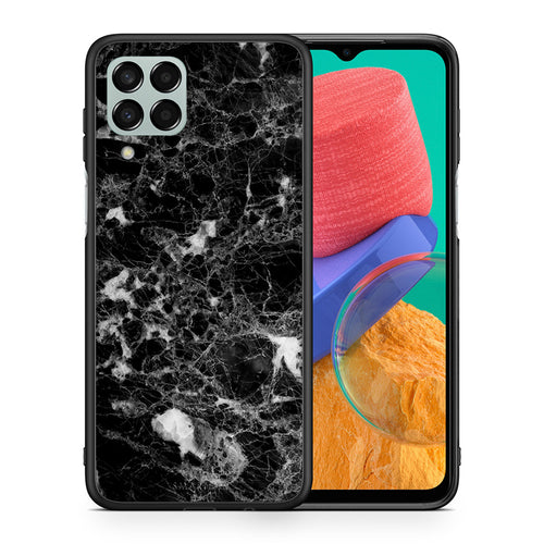Θήκη Samsung M33 Male Marble από τη Smartfits με σχέδιο στο πίσω μέρος και μαύρο περίβλημα | Samsung M33 Male Marble case with colorful back and black bezels