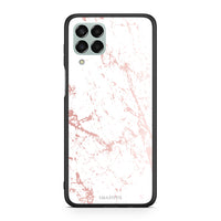 Thumbnail for 116 - Samsung M33 Pink Splash Marble case, cover, bumper