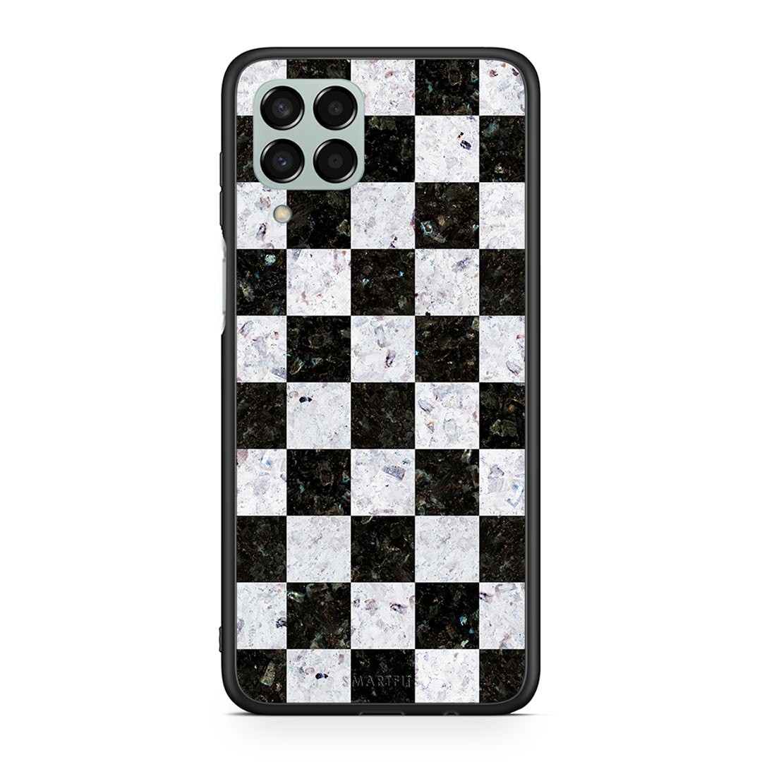 4 - Samsung M33 Square Geometric Marble case, cover, bumper