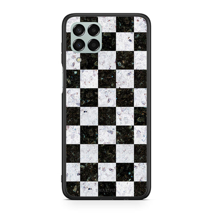 4 - Samsung M33 Square Geometric Marble case, cover, bumper