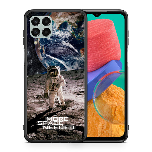 Θήκη Samsung M33 More Space από τη Smartfits με σχέδιο στο πίσω μέρος και μαύρο περίβλημα | Samsung M33 More Space case with colorful back and black bezels