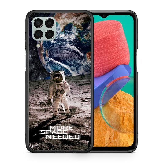 Θήκη Samsung M33 More Space από τη Smartfits με σχέδιο στο πίσω μέρος και μαύρο περίβλημα | Samsung M33 More Space case with colorful back and black bezels