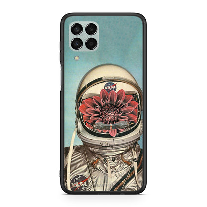Samsung M33 Nasa Bloom θήκη από τη Smartfits με σχέδιο στο πίσω μέρος και μαύρο περίβλημα | Smartphone case with colorful back and black bezels by Smartfits